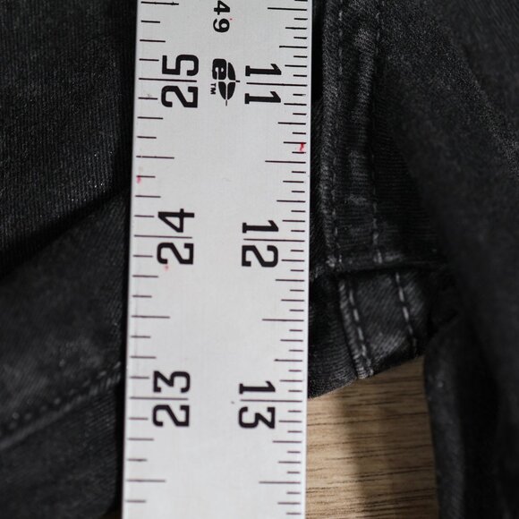 Monfrere Clint Jeans Mens 36 Black Aged Coated Steel Japanese Denim Straight USA - Picture 10 of 13